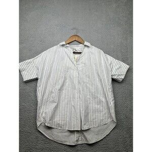 Madewell short sleeve button back shirt NWT sz small